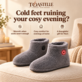 Slippers benefit image with the supplied Toastelle logo